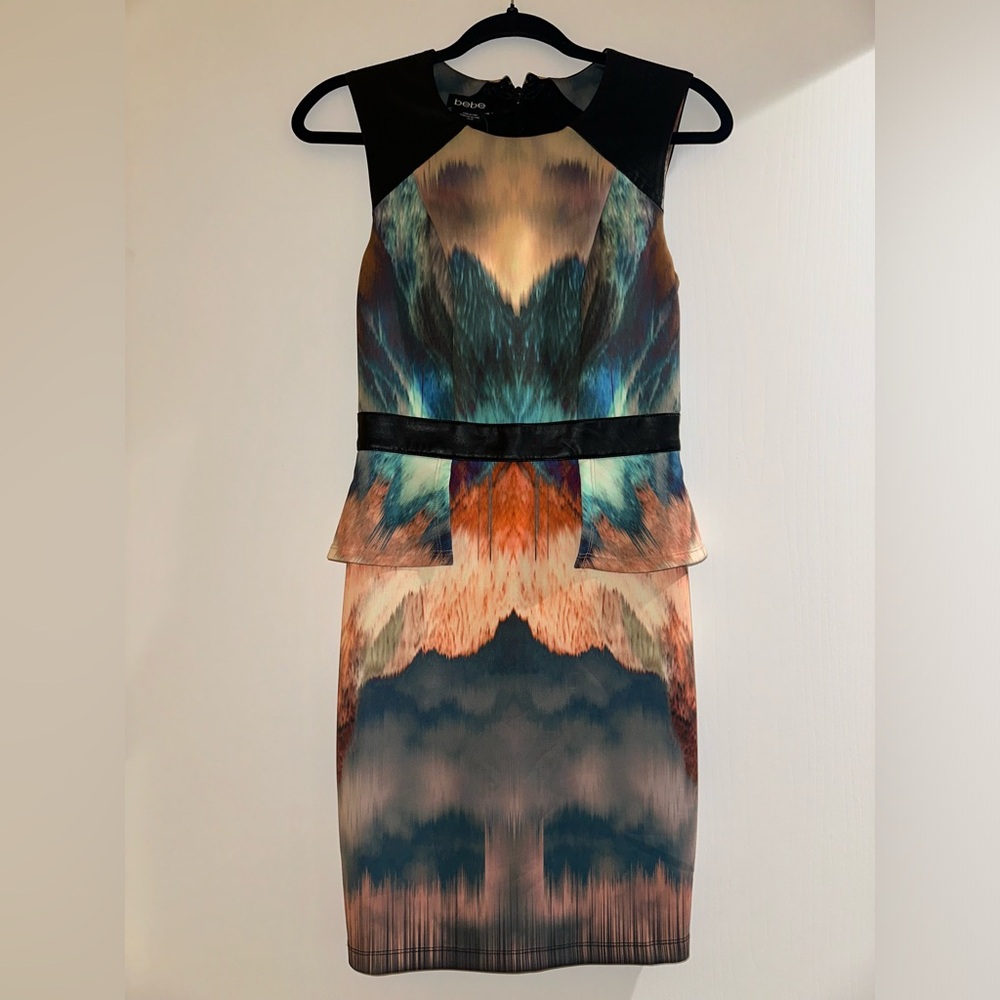 Bebe printed dress